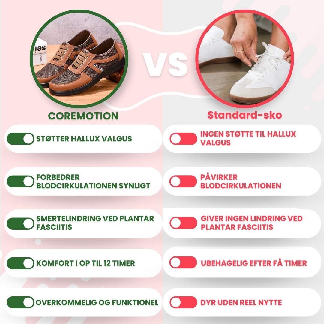 OrtoDay CoreMotion - sko Let og åndbar - sko til afslappede gåture