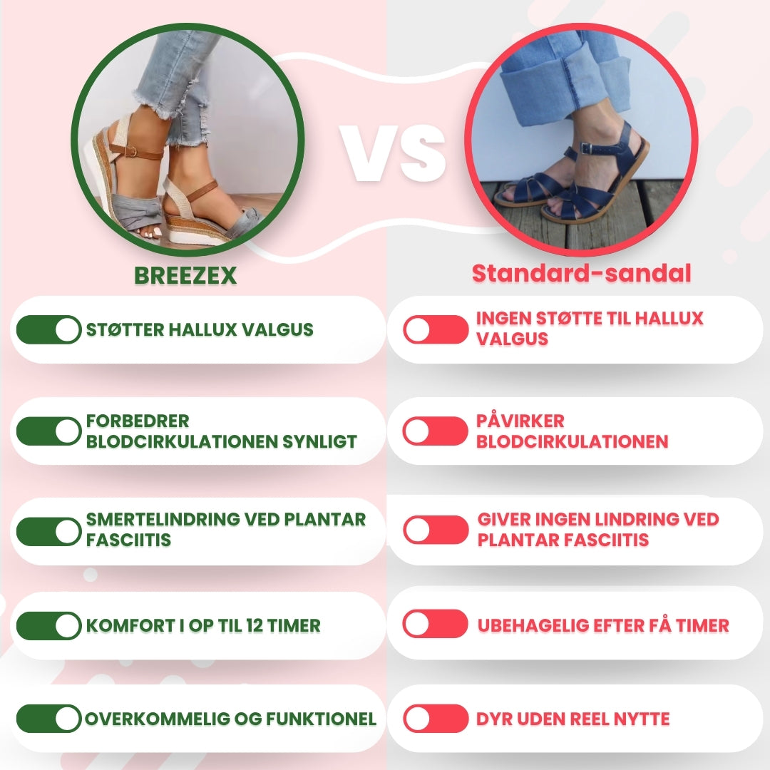 OrtoDay BreezeX - Bedste ortopædiske sandaler til komfort og støtte