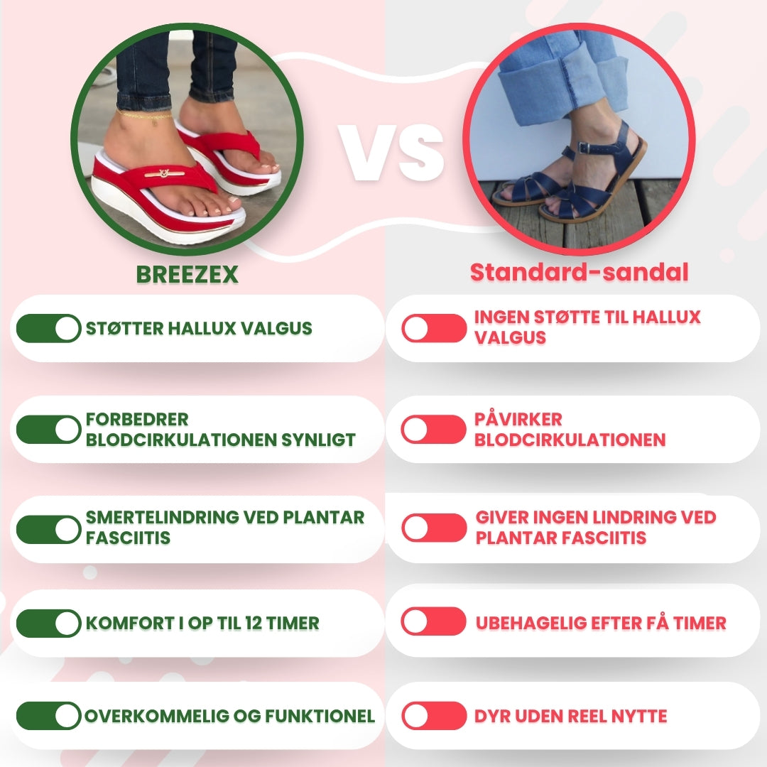 OrtoDay BreezeX – Stilfulde ortopædiske sandaler til maksimal komfort