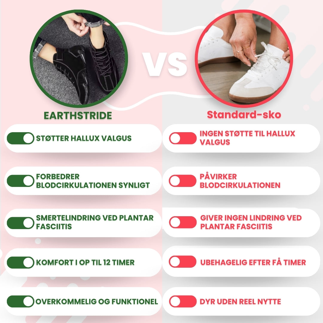 OrtoDay EarthStride – Ergonomisk, vandtæt og smertelindrende barfodssko til efterår og vinter