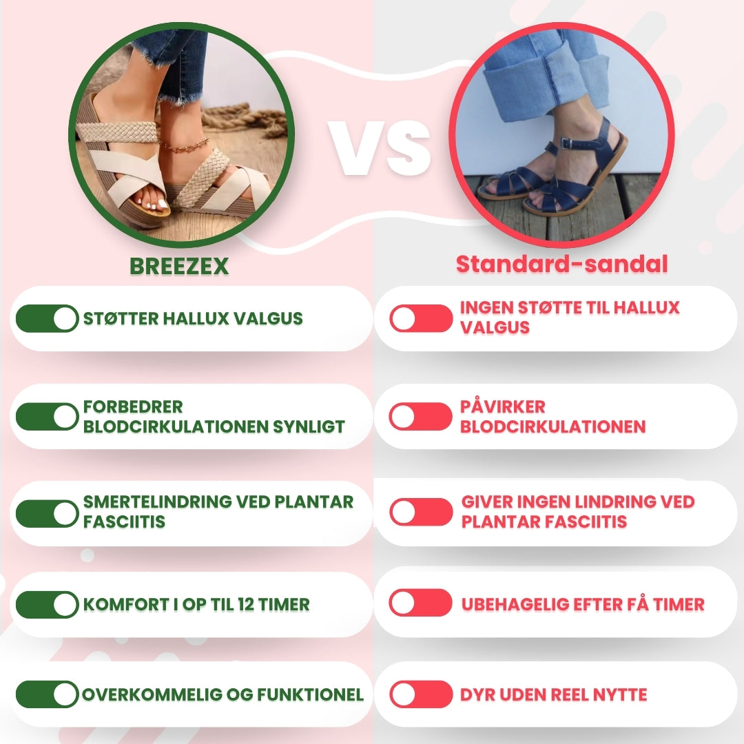 OrtoDay BreezeX - Bedste ortopædiske sandaler til komfort og stil