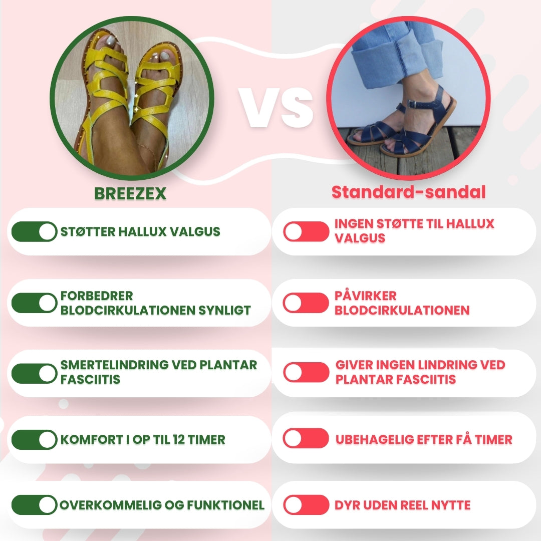 OrtoDay BreezeX - Bedste ortopædiske sandaler til komfort og stil