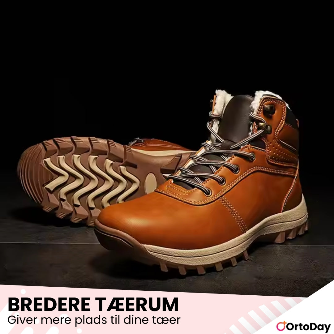 OrtoDay ArcticBoots - Vinterstøvler til mænd - Ergonomiske, vandtætte og smertelindrende vinterstøvler til efterår og vinter