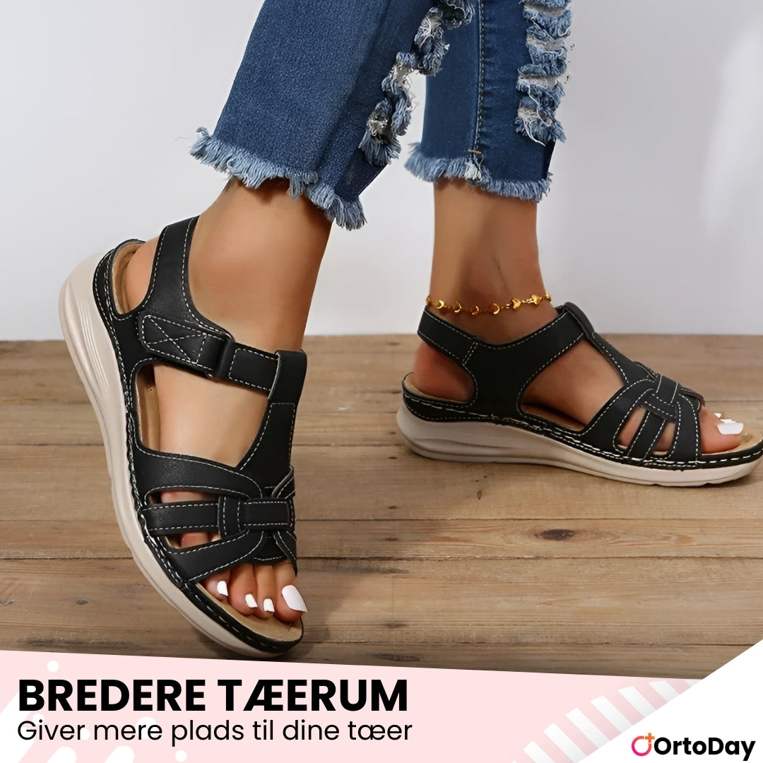 OrtoDay Comfort Sandaler – Støttende og stilfulde ortopædiske sandaler til damer