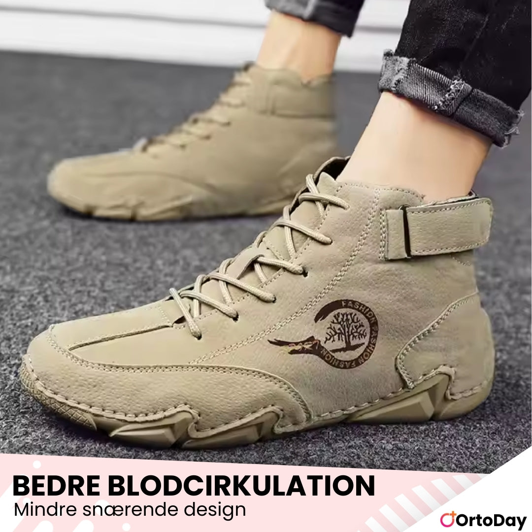 OrtoDay EarthStride – Ergonomisk, vandtæt og smertelindrende barfodssko til efterår og vinter
