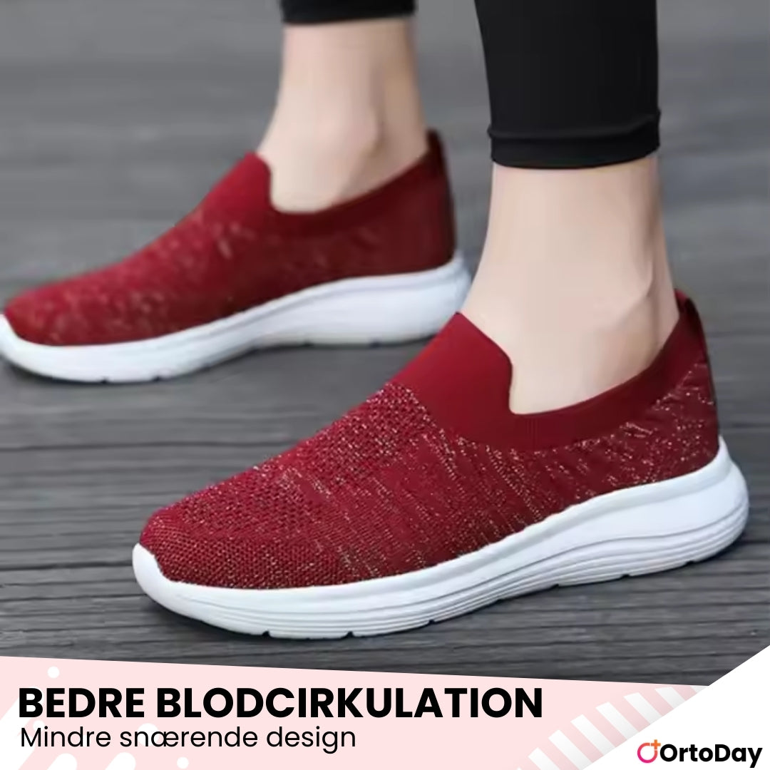 OrtoDay UltraCare – Ultralette ortopædiske damesportsko med oversized løbsåle