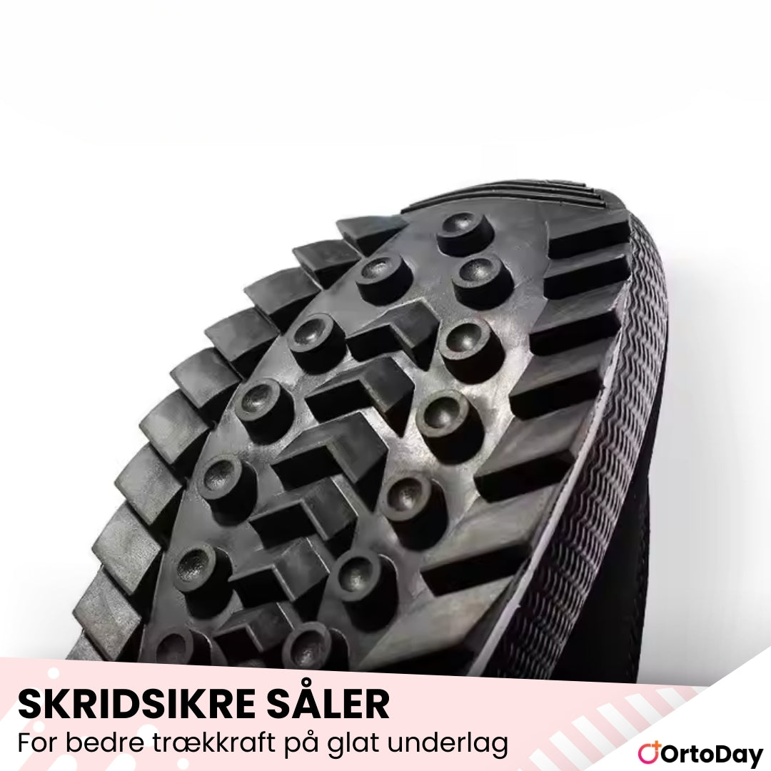 OrtoDay WinterGuard - Høje vinterstøvler med velcrolukning for komfort og beskyttelse