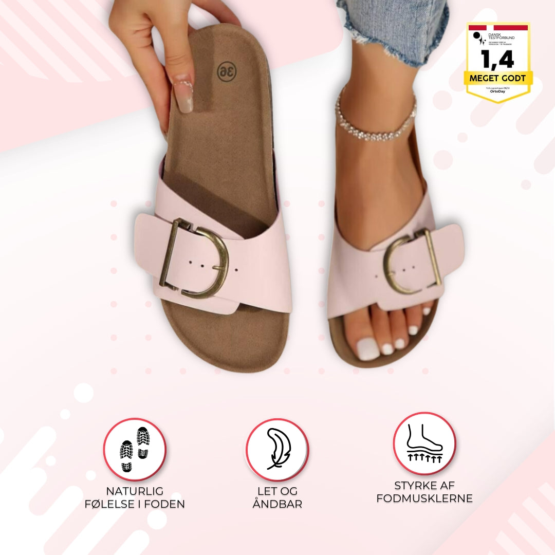 OrtoDay MiaStep – Stilfulde og komfortable kork-sandaler til kvinder