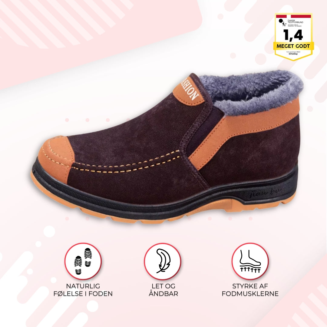 OrtoDay WinterGuard - Vinterstøvler til mænd - skridsikre såler