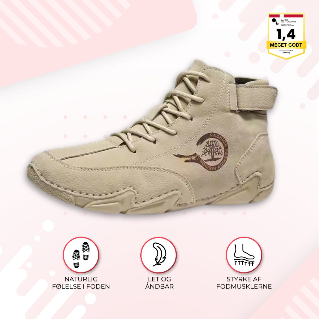 OrtoDay EarthStride – Ergonomisk, vandtæt og smertelindrende barfodssko til efterår og vinter