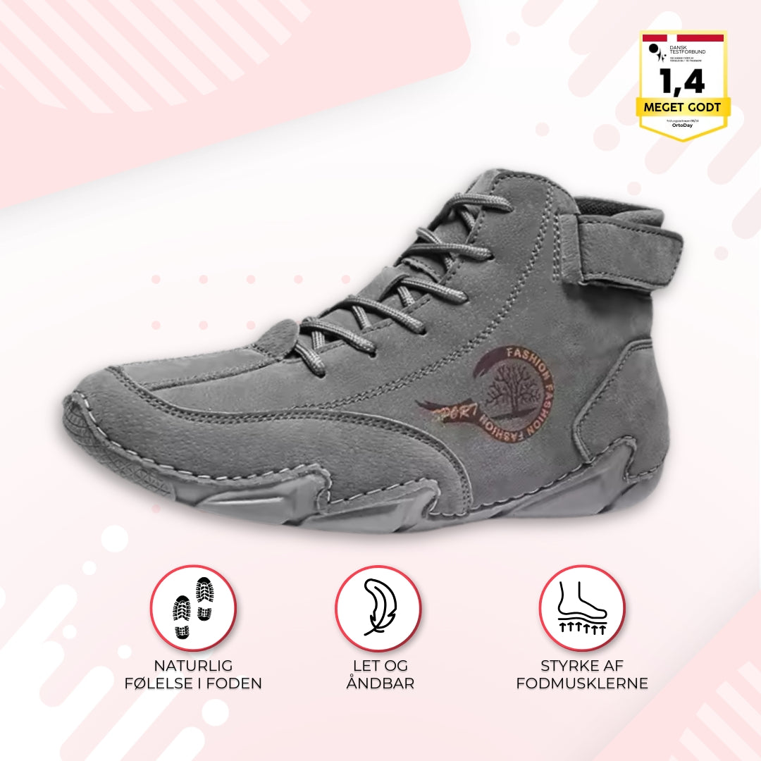 OrtoDay EarthStride – Ergonomisk, vandtæt og smertelindrende barfodssko til efterår og vinter