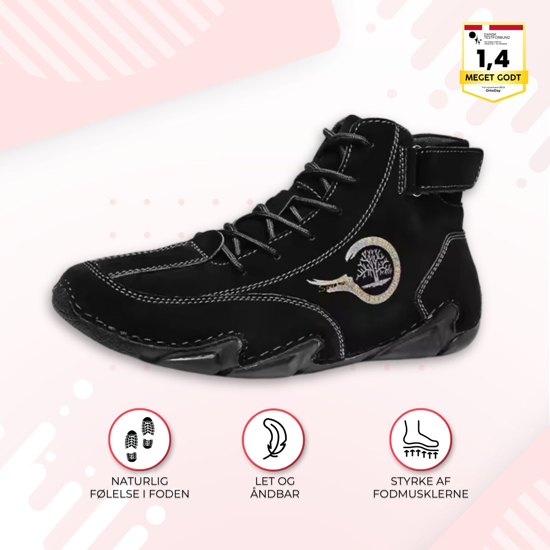 OrtoDay EarthStride – Ergonomisk, vandtæt og smertelindrende barfodssko til efterår og vinter