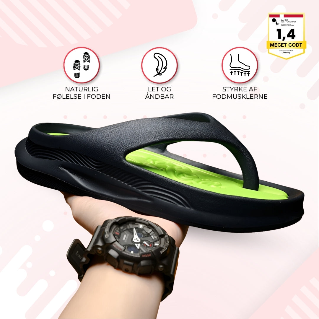 OrtoDay SunStep – Stilfulde og komfortable herresandaler med ortopædisk støtte