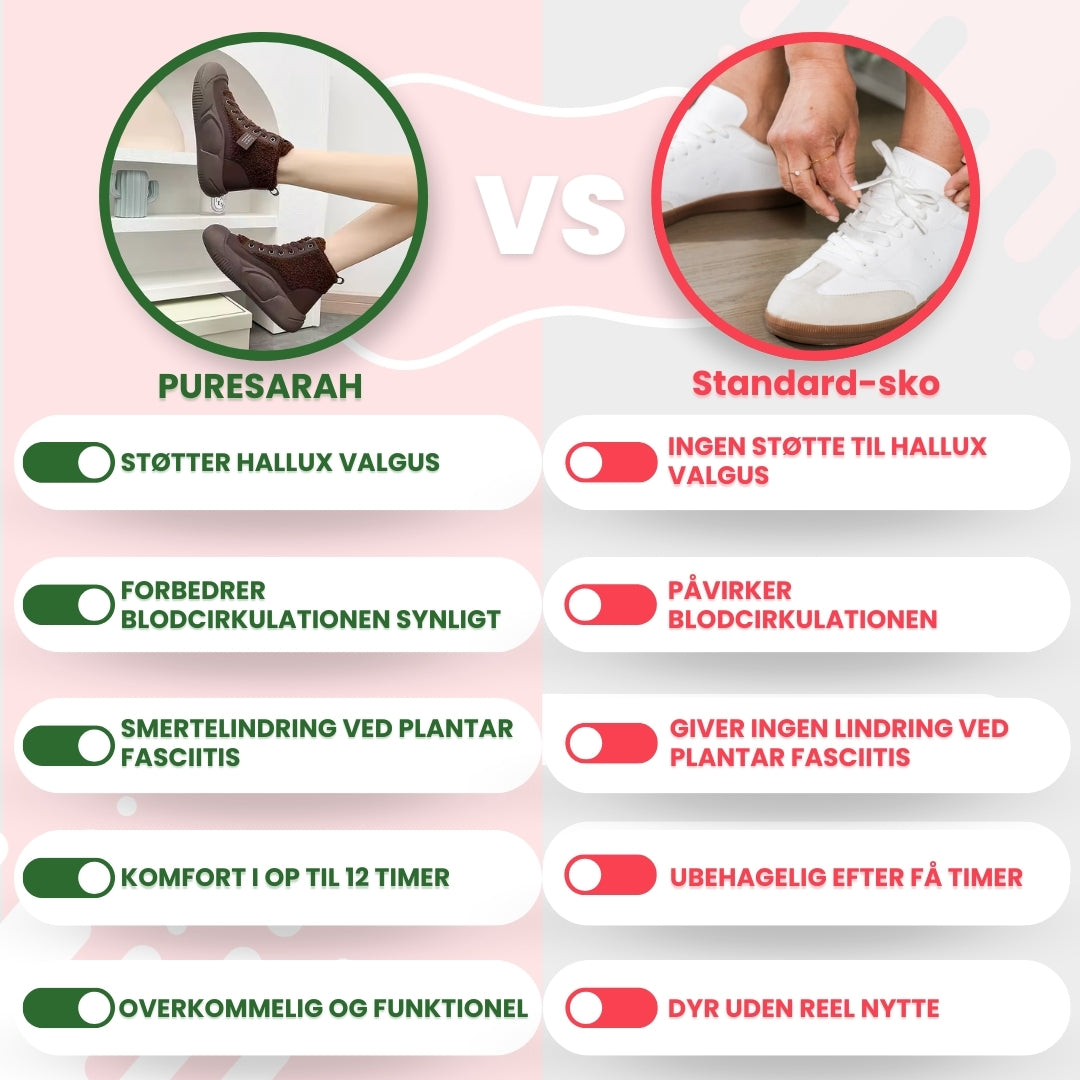 OrtoDay PureSarah - Komfortable ortopædiske sko til hverdagens udfordringer