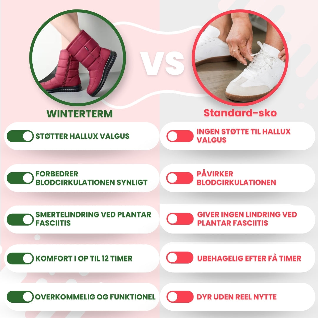 OrtoDay WinterTerm - Smertelindrende, vandtætte og isolerende støvler