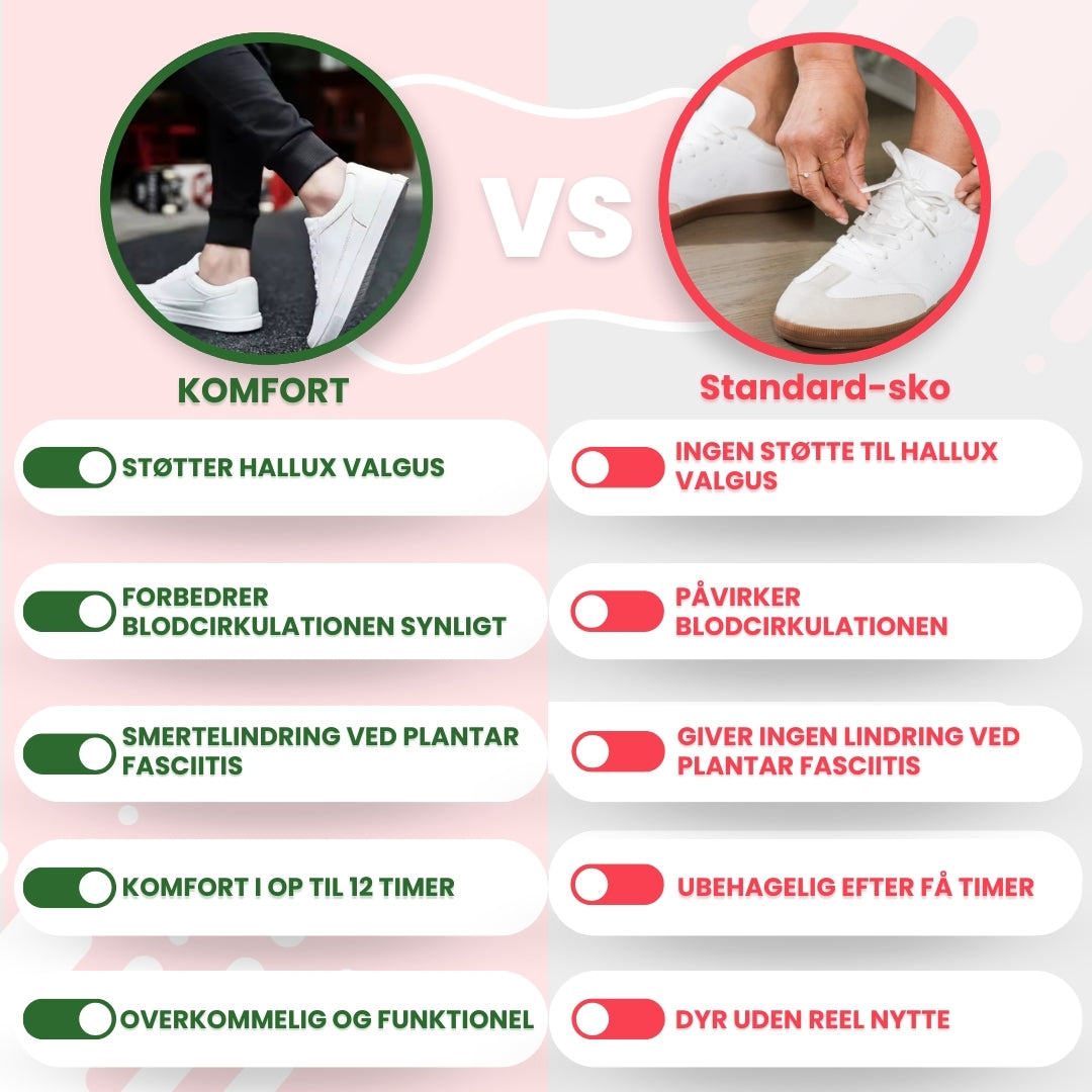 OrtoDay Komfort – Stilfulde Unisex Sko til Mænd med Ergonomisk Design