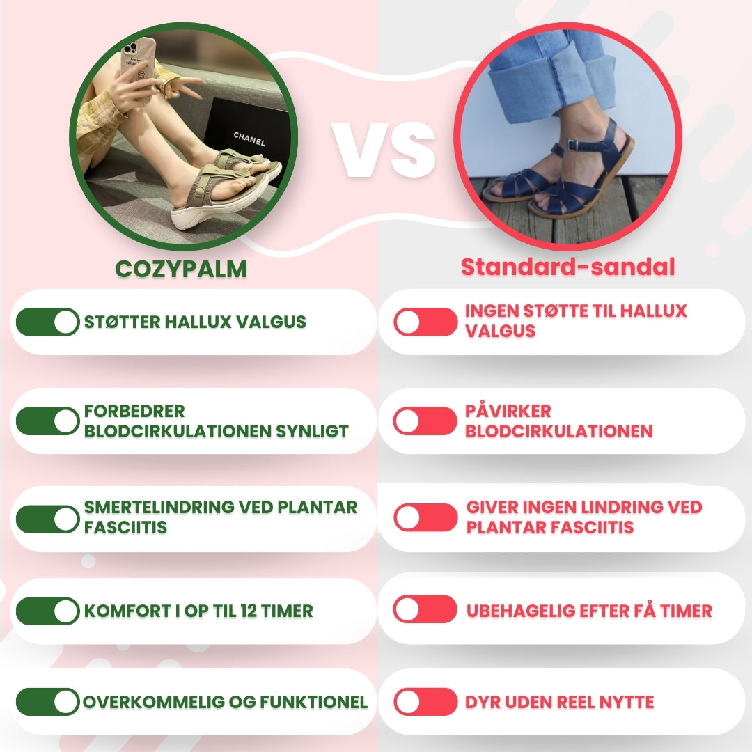 OrtoDay CozyPalm – Stilfulde og behagelige sandaler til sommeren