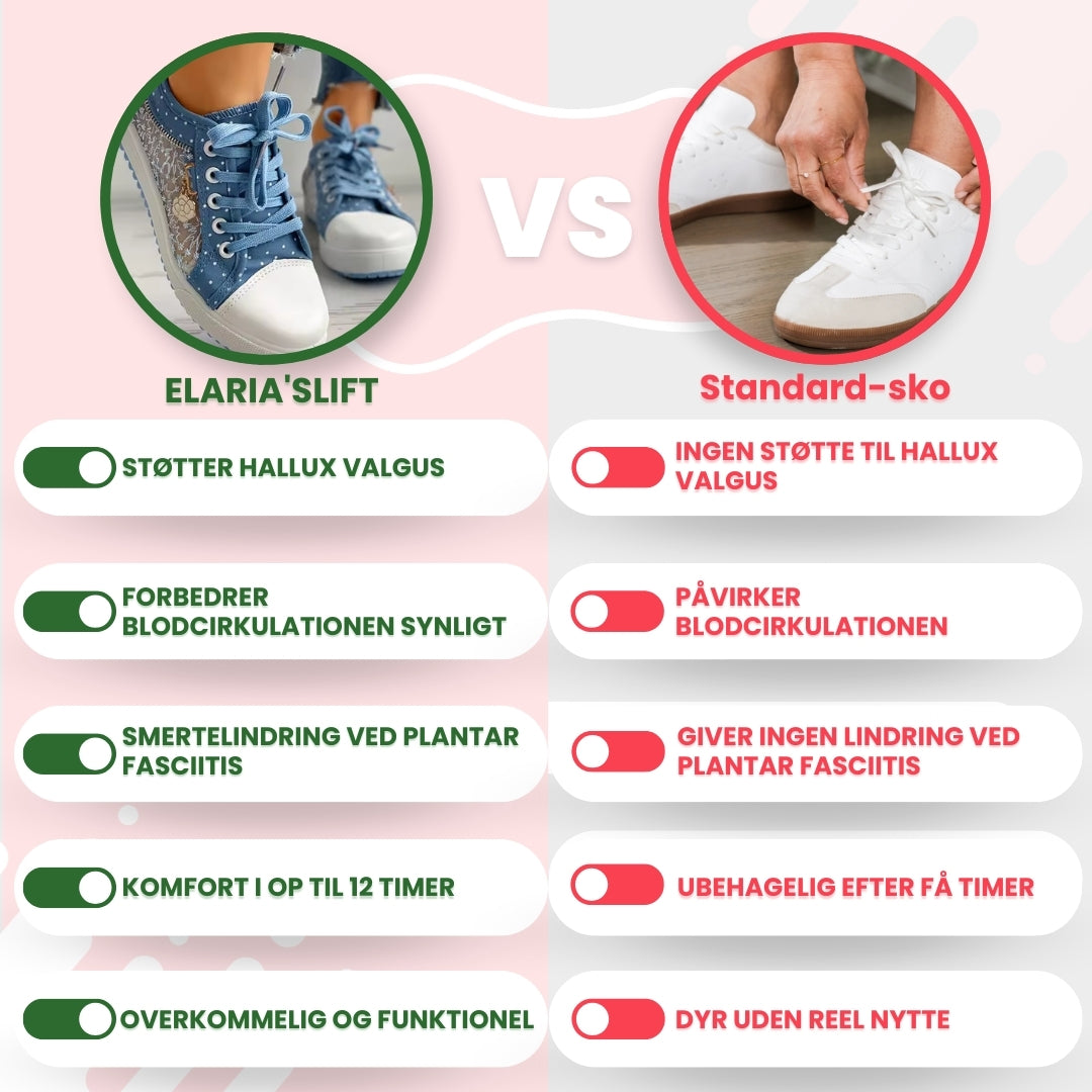 OrtoDay Elaria'sLift - Ortopædiske sko til optimal støtte og velvære