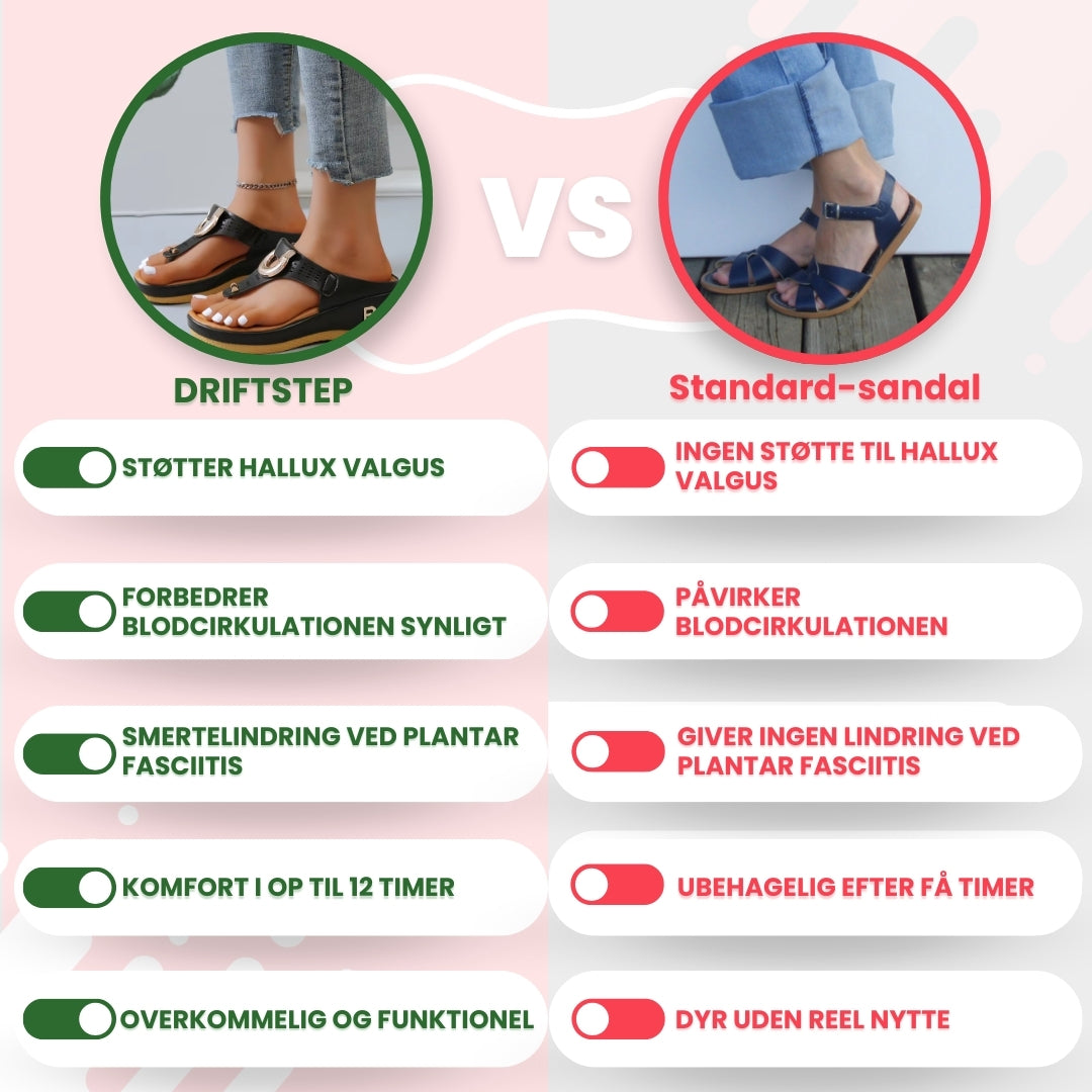 OrtoDay DriftStep – Ortopædiske hjemmesko til enhver lejlighed