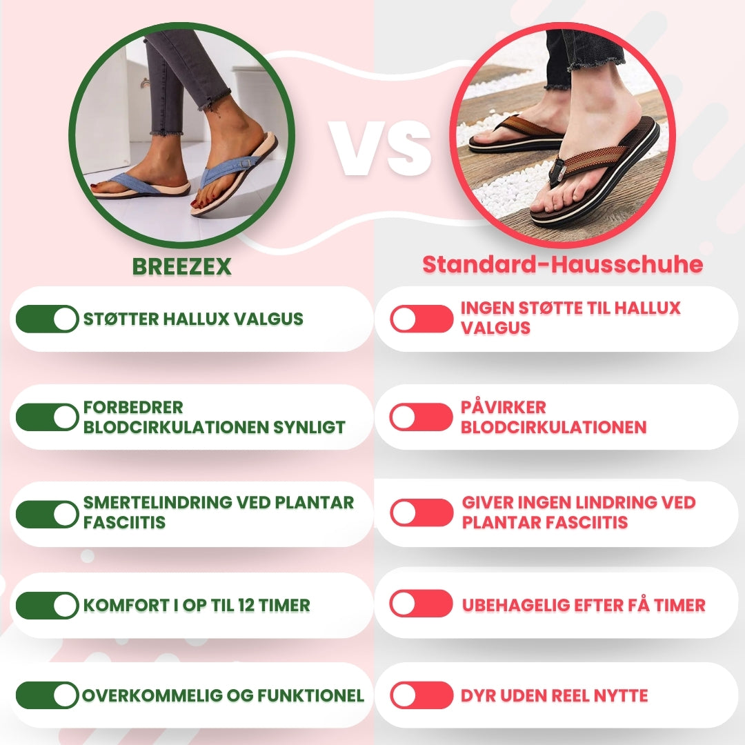 OrtoDay BreezeX – Ortopædiske sandaler til smertelindring for damer
