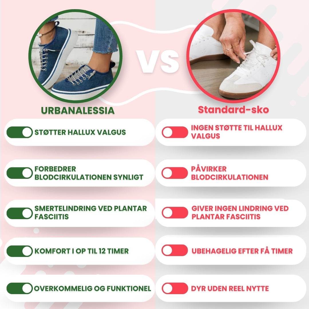 OrtoDay UrbanSlip - Ortopædiske sko til kvinder - Sko, der er nemme at have på og giver maksimal komfort