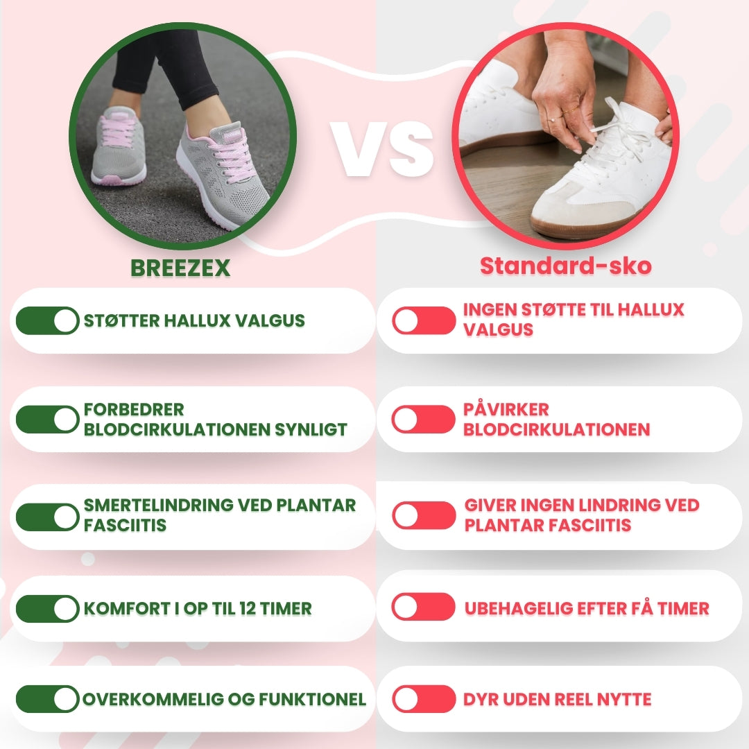 OrtoDay BreezeX - Ergonomiske fritidssko til kvinder med optimal komfort