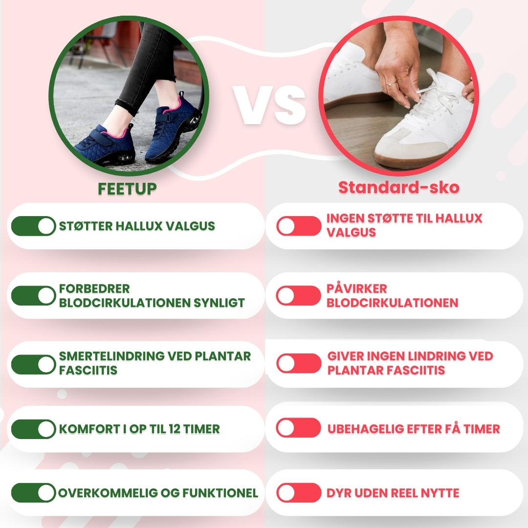OrtoDay FeetUp - Ortopædiske sko til optimal støtte og velbefindende