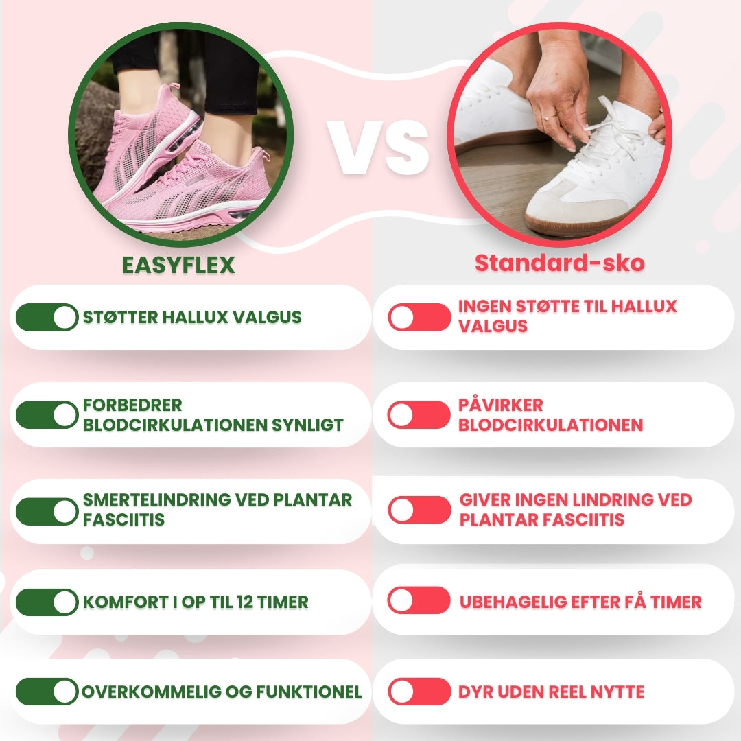 OrtoDay EasyFlex - Ortopædiske aflastningssko til hverdagsbrug
