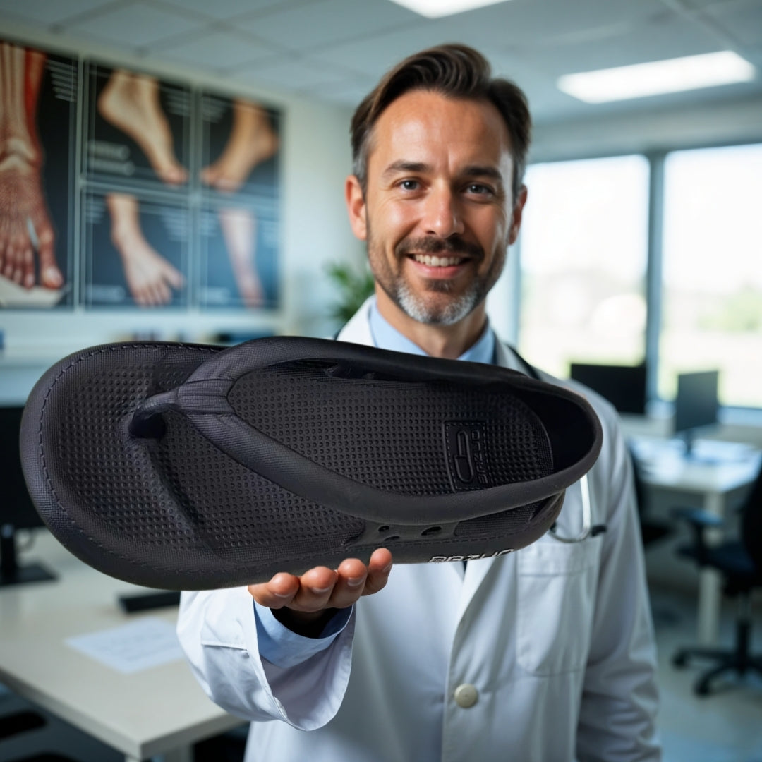 OrtoDay AquaStep – Orthopædisk flip flop til optimal støtte og velvære