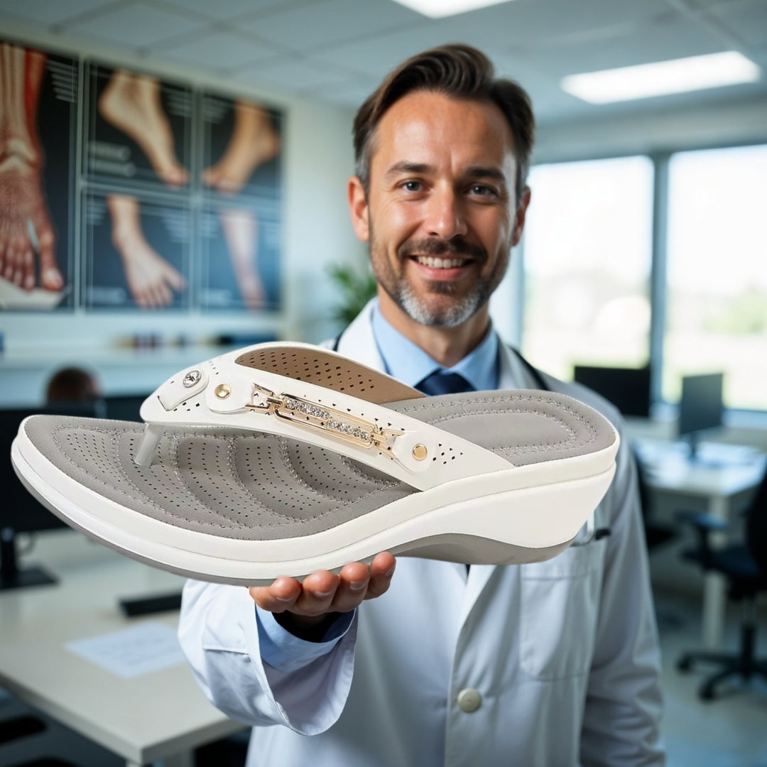 OrtoDay SoleEase – Hjemmesko til sommer med stil og komfort