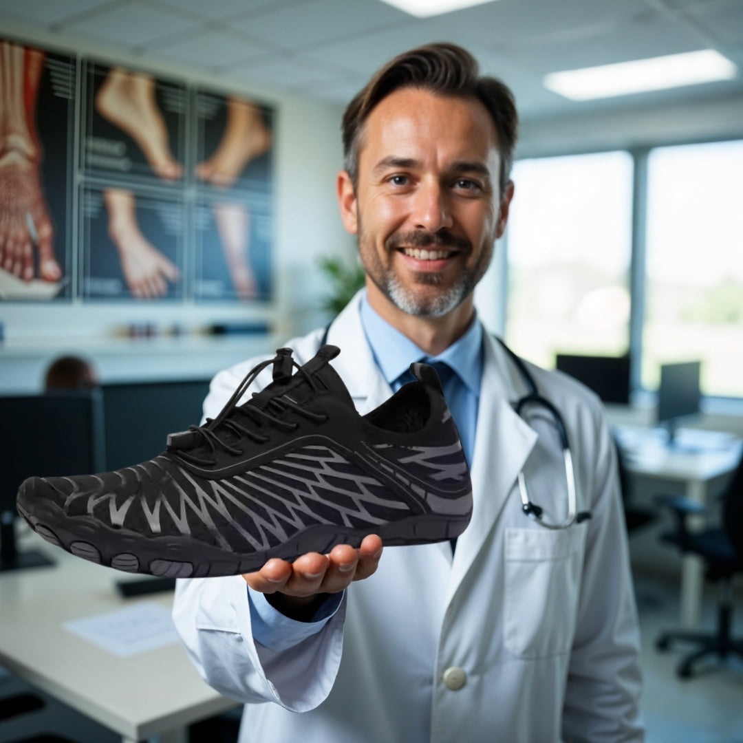 OrtoDay FloraX – Ergonomiske barfodssko til smertelindring