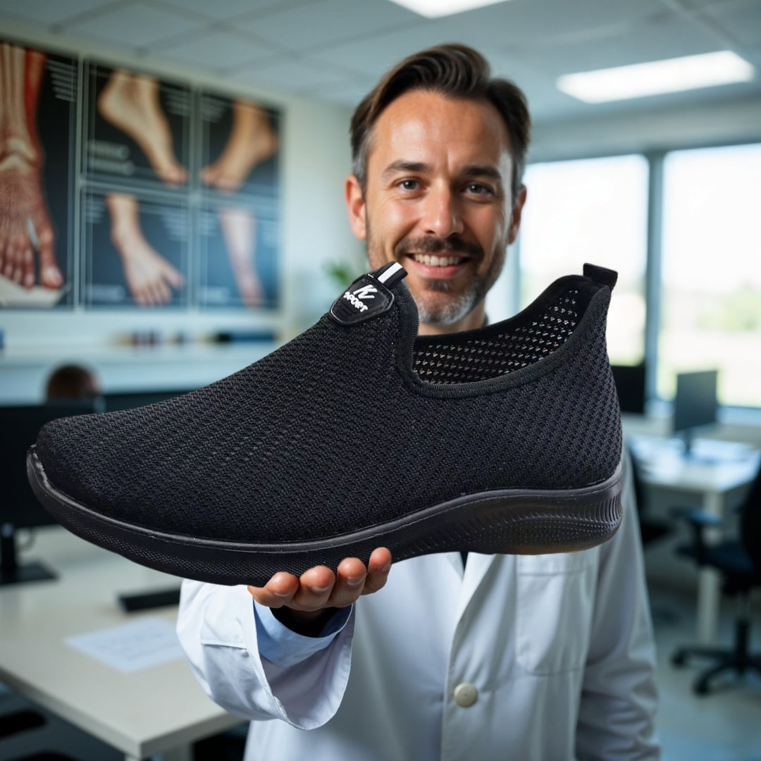 OrtoDay SummerStride - Lette sommer-slip-on-loafers i mesh til mænd