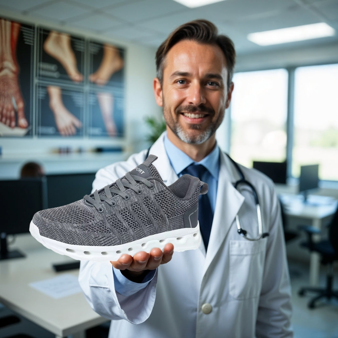 OrtoDay Comfort - Komfortable Ortopædiske Sko til Mænd med Støtte og Let Gåoplevelse