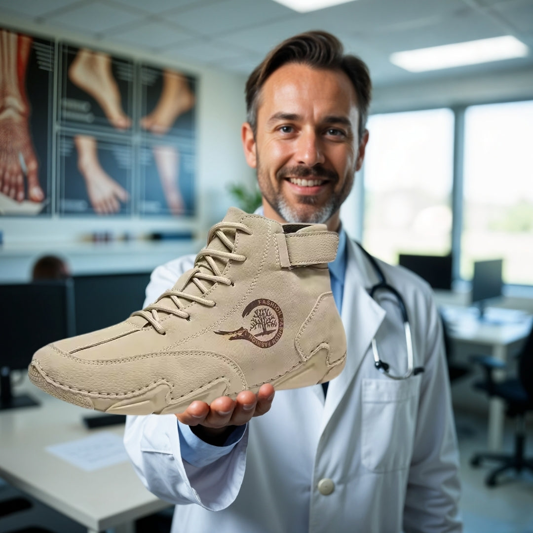 OrtoDay EarthStride – Ergonomisk, vandtæt og smertelindrende barfodssko til efterår og vinter