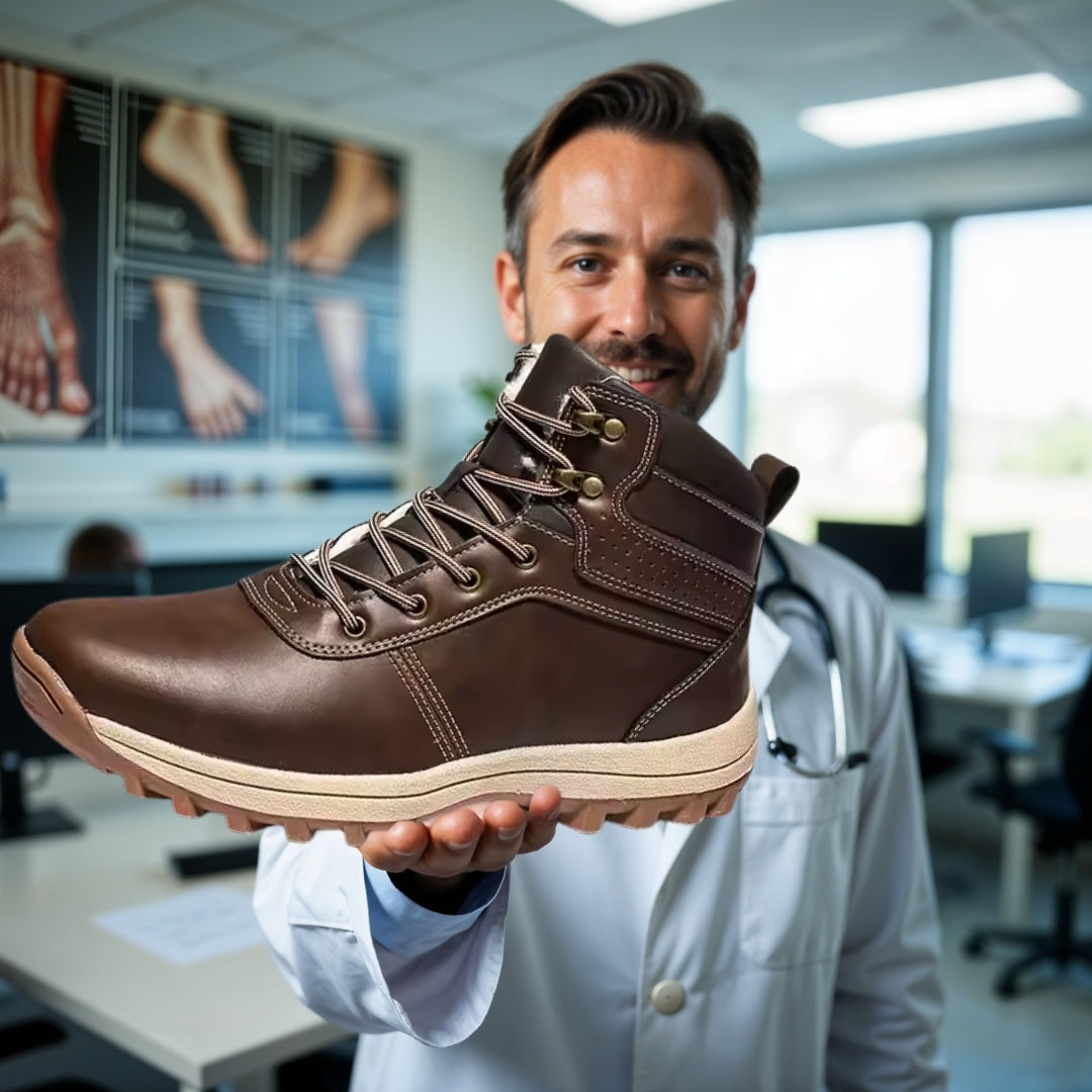 OrtoDay ArcticBoots - Vinterstøvler til mænd - Ergonomiske, vandtætte og smertelindrende vinterstøvler til efterår og vinter
