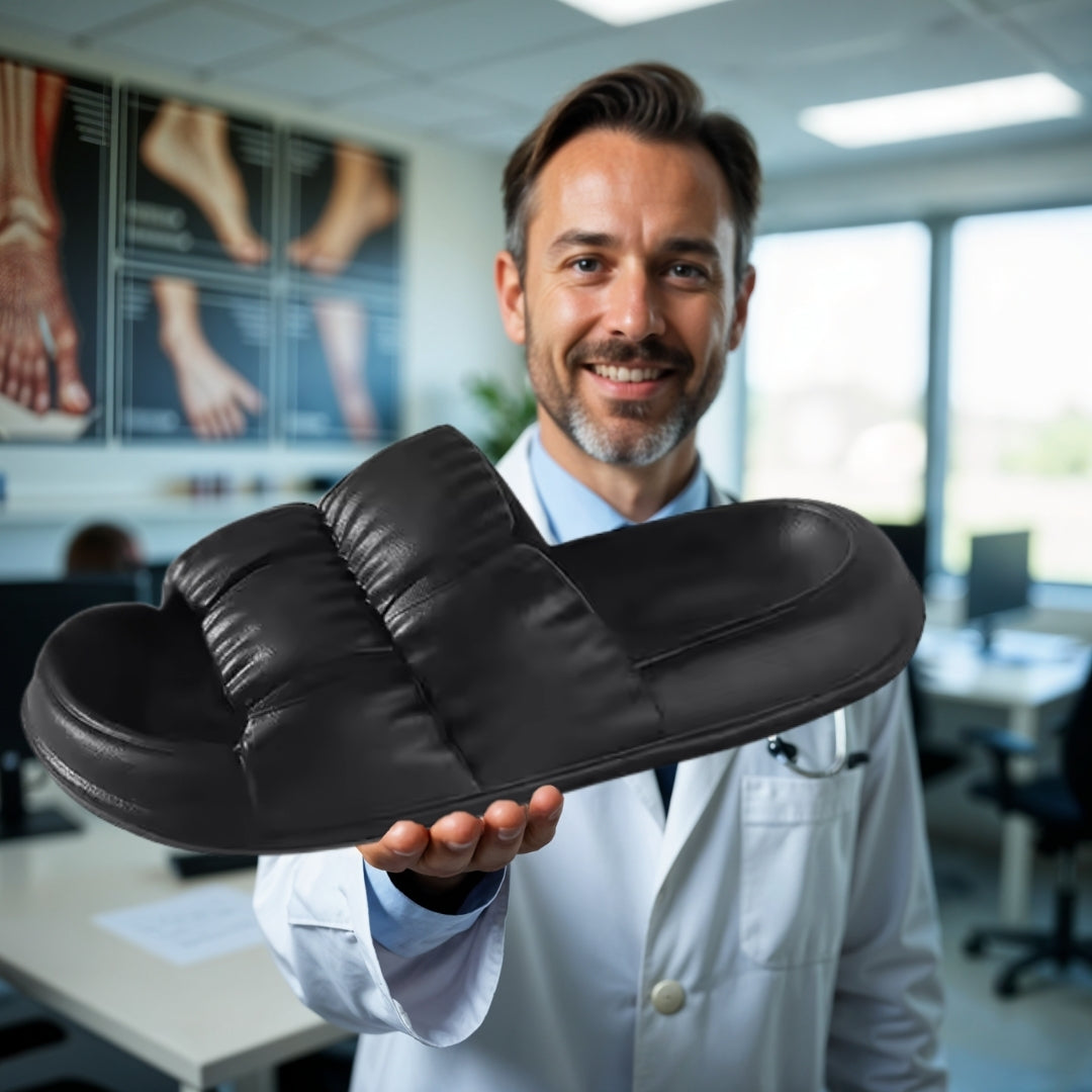 OrtoDay GlideZ – Ortopædiske flip flops, skridsikre og vandtætte med optimal komfort