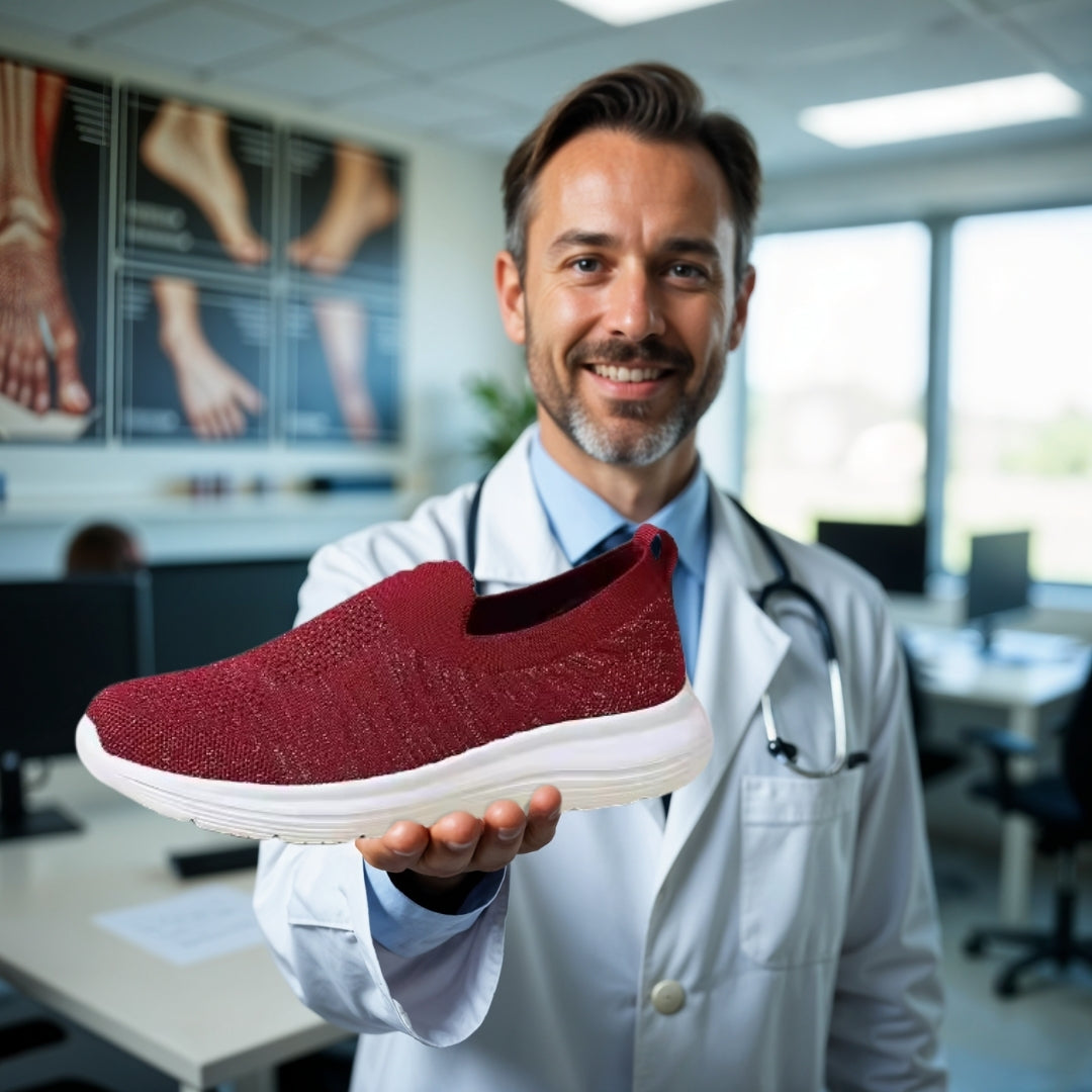 OrtoDay UltraCare – Ultralette ortopædiske damesportsko med oversized løbsåle