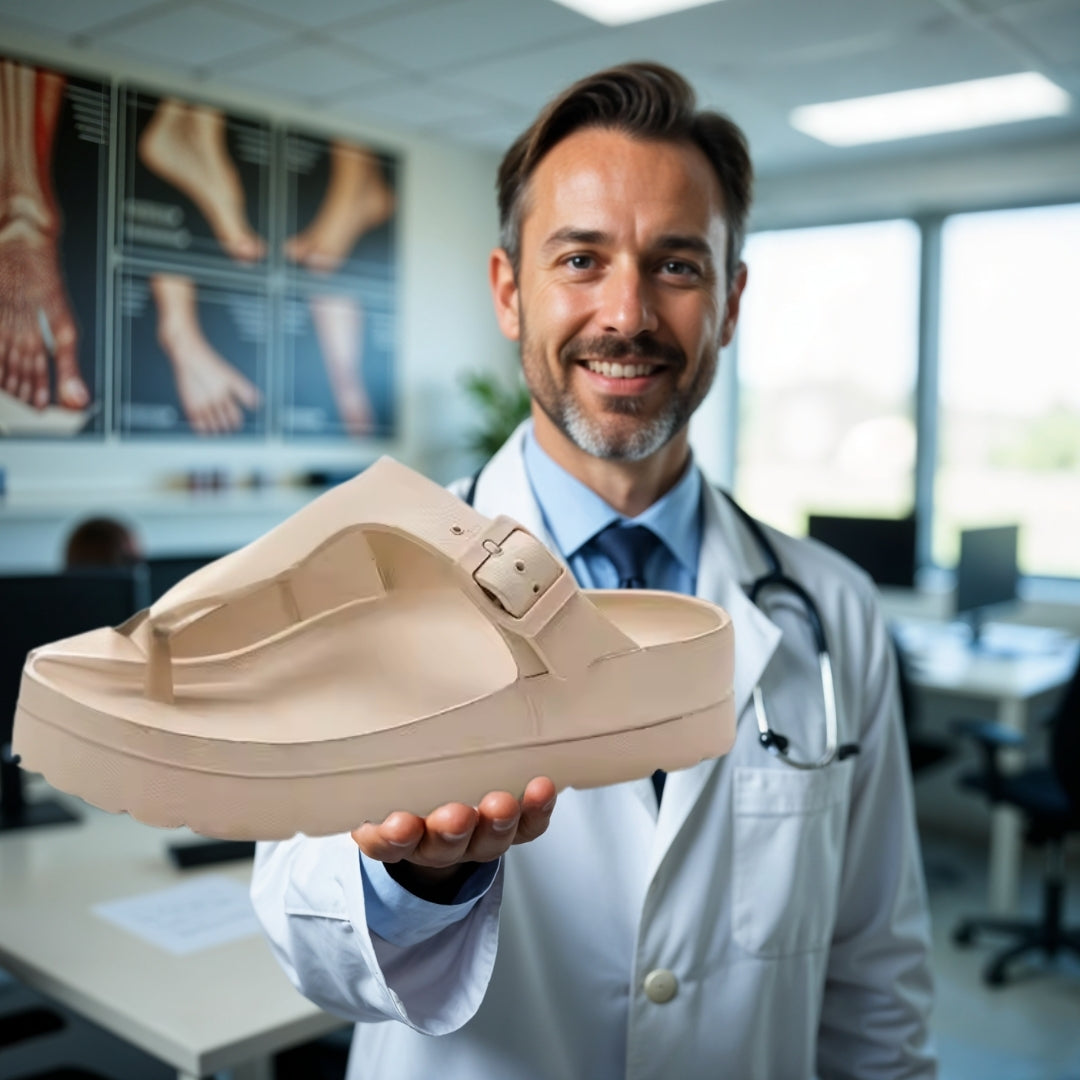 OrtoDay WaveEase – Stilfulde ortopædiske flip flops til komfort og støtte