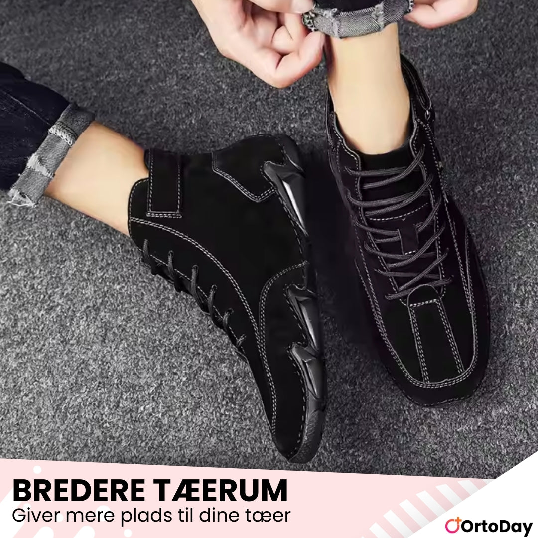 OrtoDay EarthStride – Ergonomisk, vandtæt og smertelindrende barfodssko til efterår og vinter