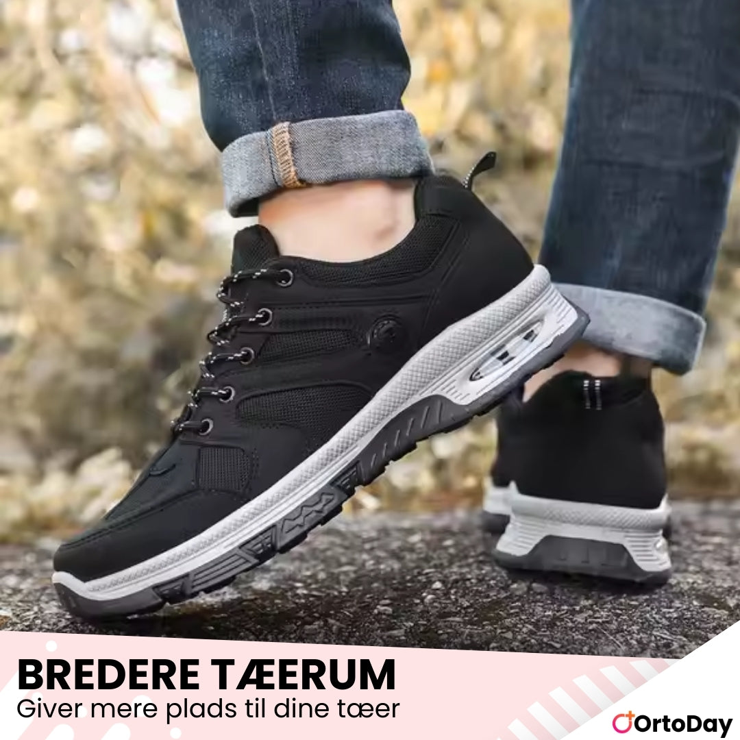 OrtoDay TrekForce - Ortopædiske sko til mænd - Robuste vandresko til mænd - Skridsikker sål