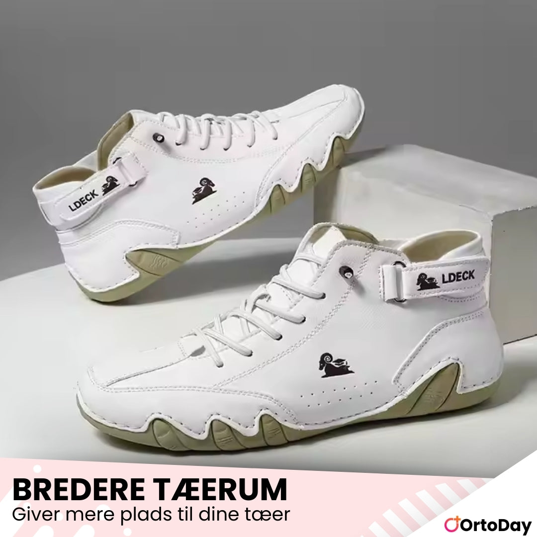 OrtoDay FreeMotion - Barfodssko - Ultrakomfortabelt, slidstærkt læder
