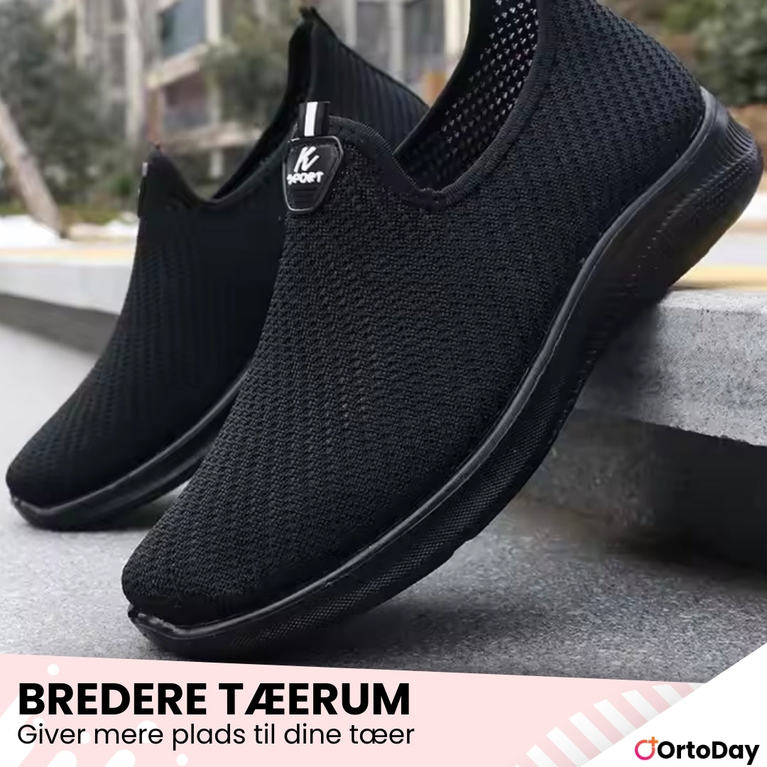 OrtoDay SummerStride - Lette sommer-slip-on-loafers i mesh til mænd