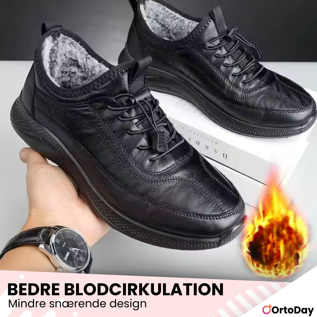 OrtoDay GlideForce - Vinterstøvler til mænd - med uldfor og vandtæt