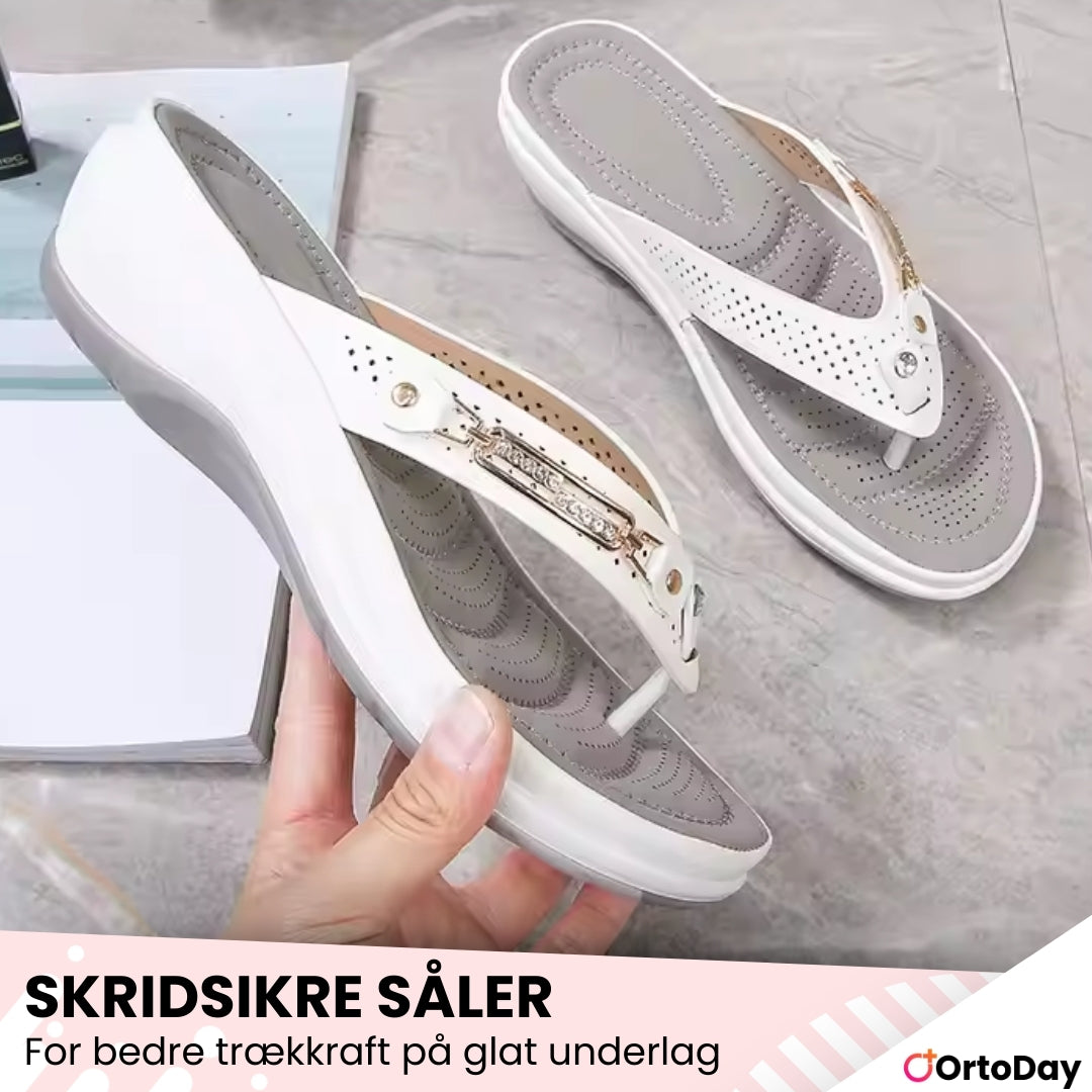 OrtoDay SoleEase – Hjemmesko til sommer med stil og komfort