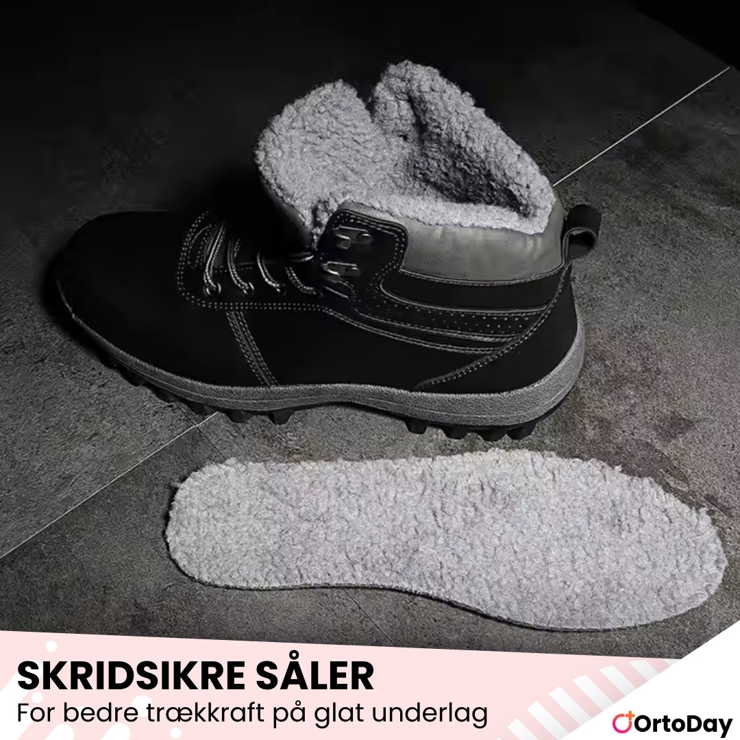 OrtoDay ArcticBoots - Vinterstøvler til mænd - Ergonomiske, vandtætte og smertelindrende vinterstøvler til efterår og vinter