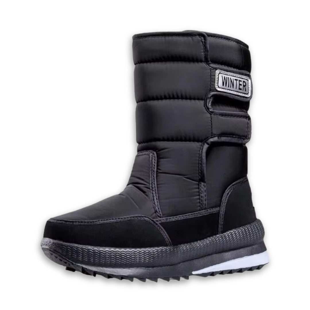 OrtoDay WinterGuard - Høje vinterstøvler med velcrolukning for komfort og beskyttelse