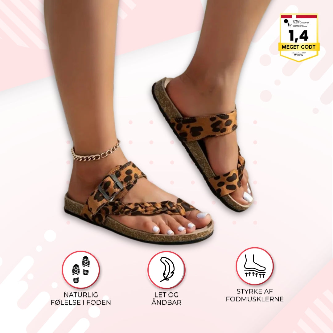 OrtoDay LeopardStep - Bedste ortopædiske sandaler for komfort og stil