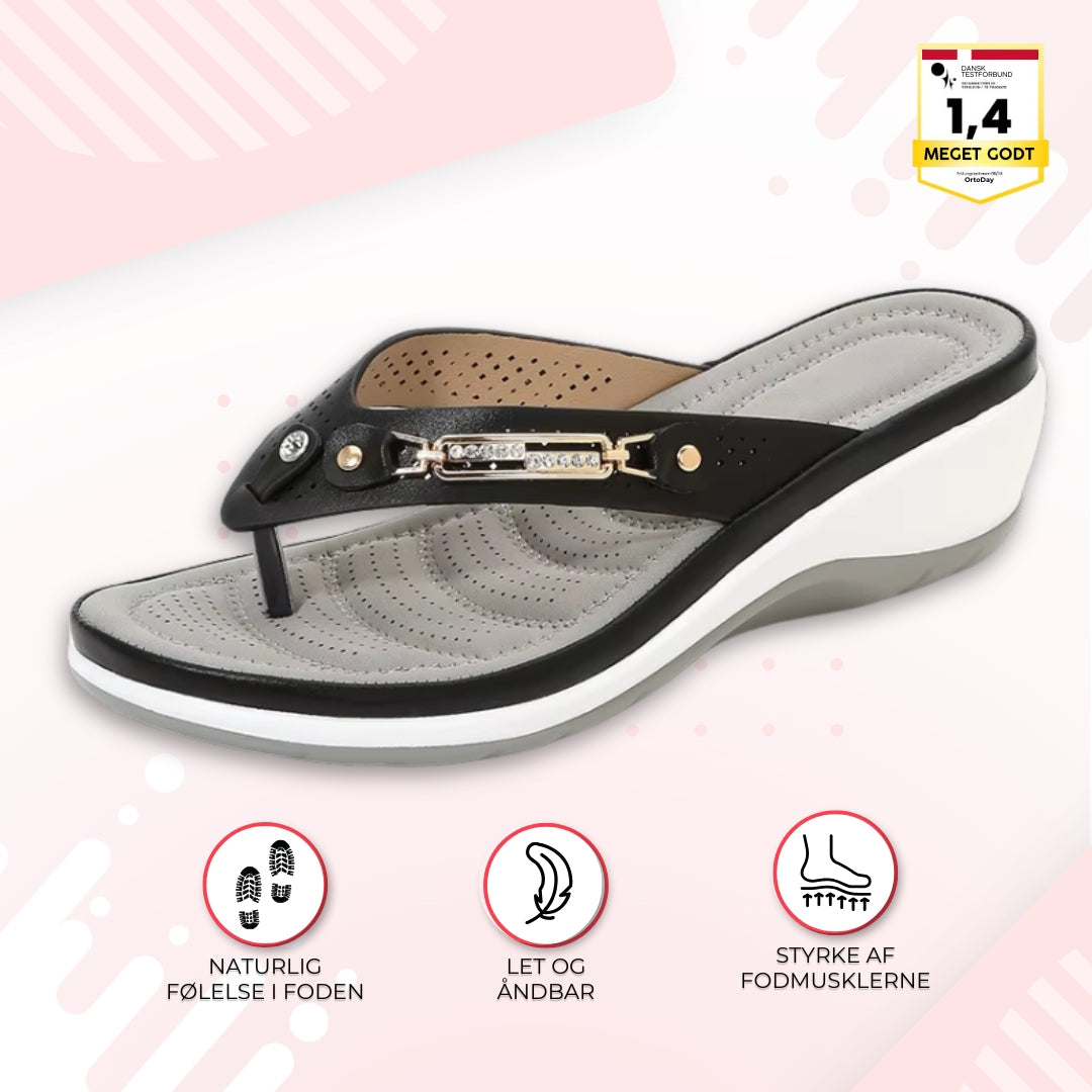OrtoDay SoleEase – Hjemmesko til sommer med stil og komfort