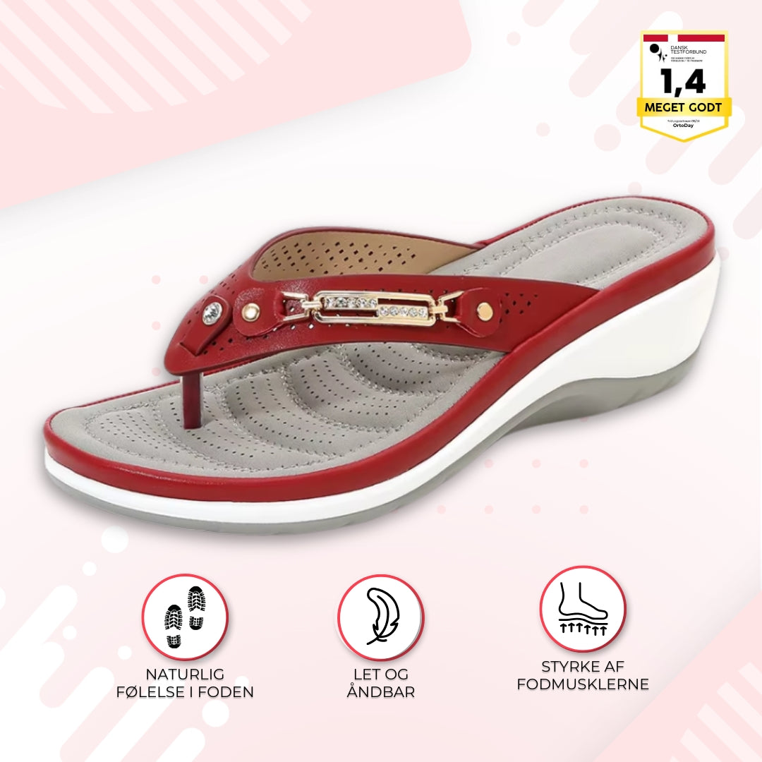 OrtoDay SoleEase – Hjemmesko til sommer med stil og komfort