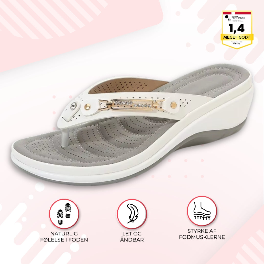 OrtoDay SoleEase – Hjemmesko til sommer med stil og komfort